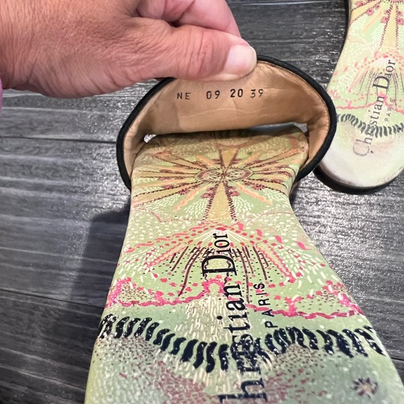 Christian Dior Dway Embroided Slides - Picture 4 of 9
